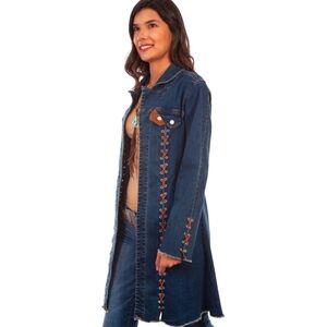Scully Lace Up Front & Sleeve Duster